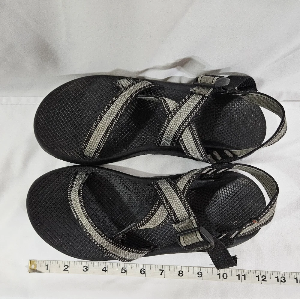 Chaco Z1 black grey sandals men's size 12